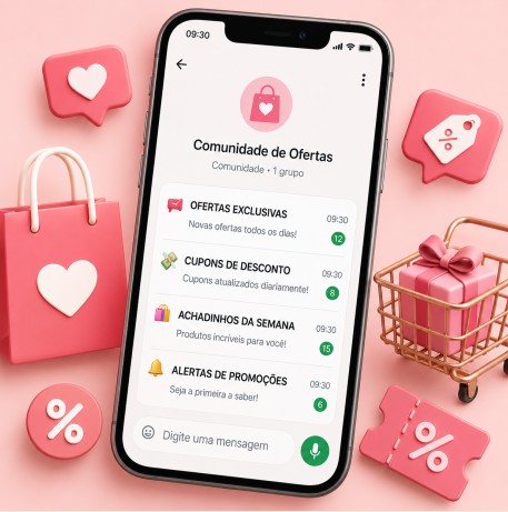 Comunidade e suporte no WhatsApp